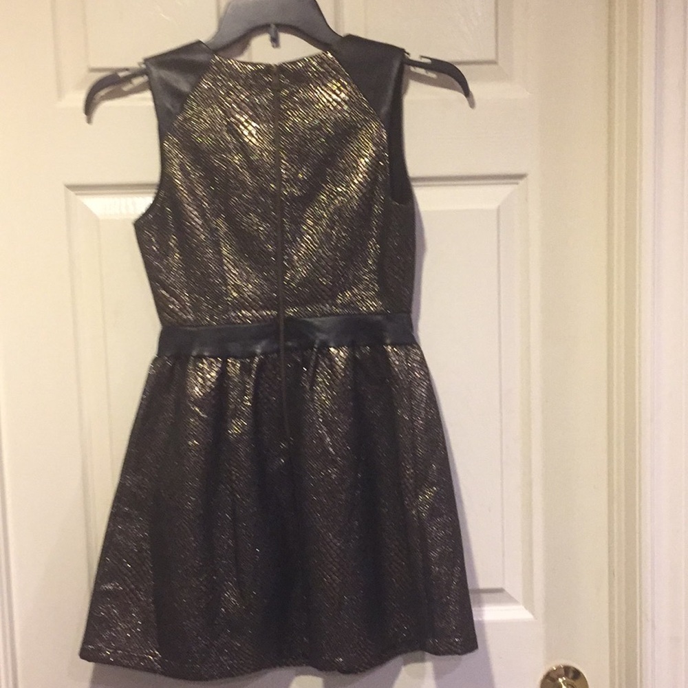 💕💕2X HOST PICK💕💕NWOT Bronze and black dress - Picture 4 of 7